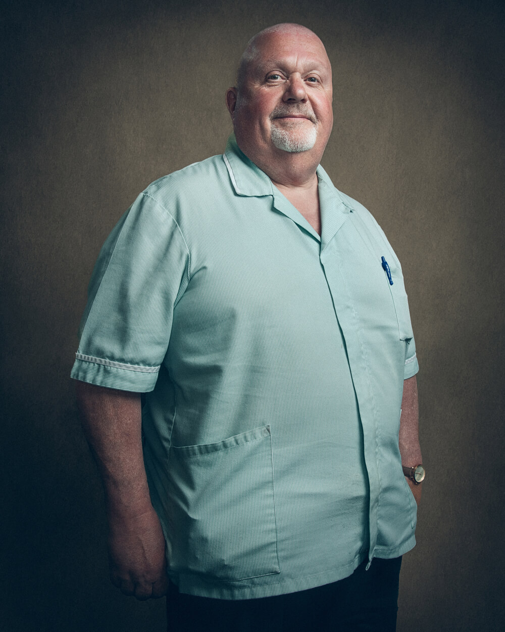 A portrait photograph of Mike Ainsworth