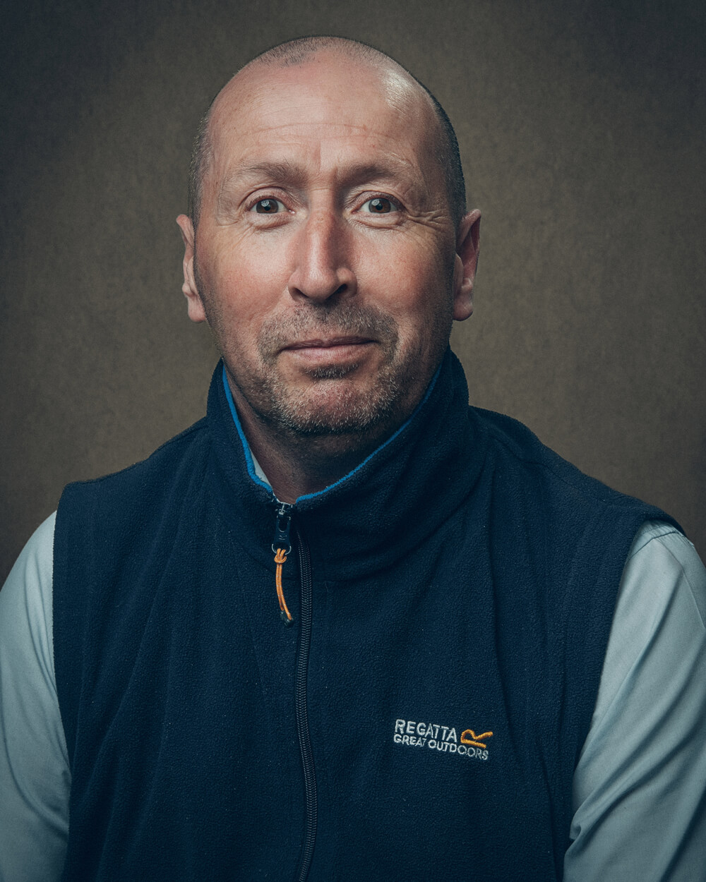 A portrait photograph of Steve Scholes