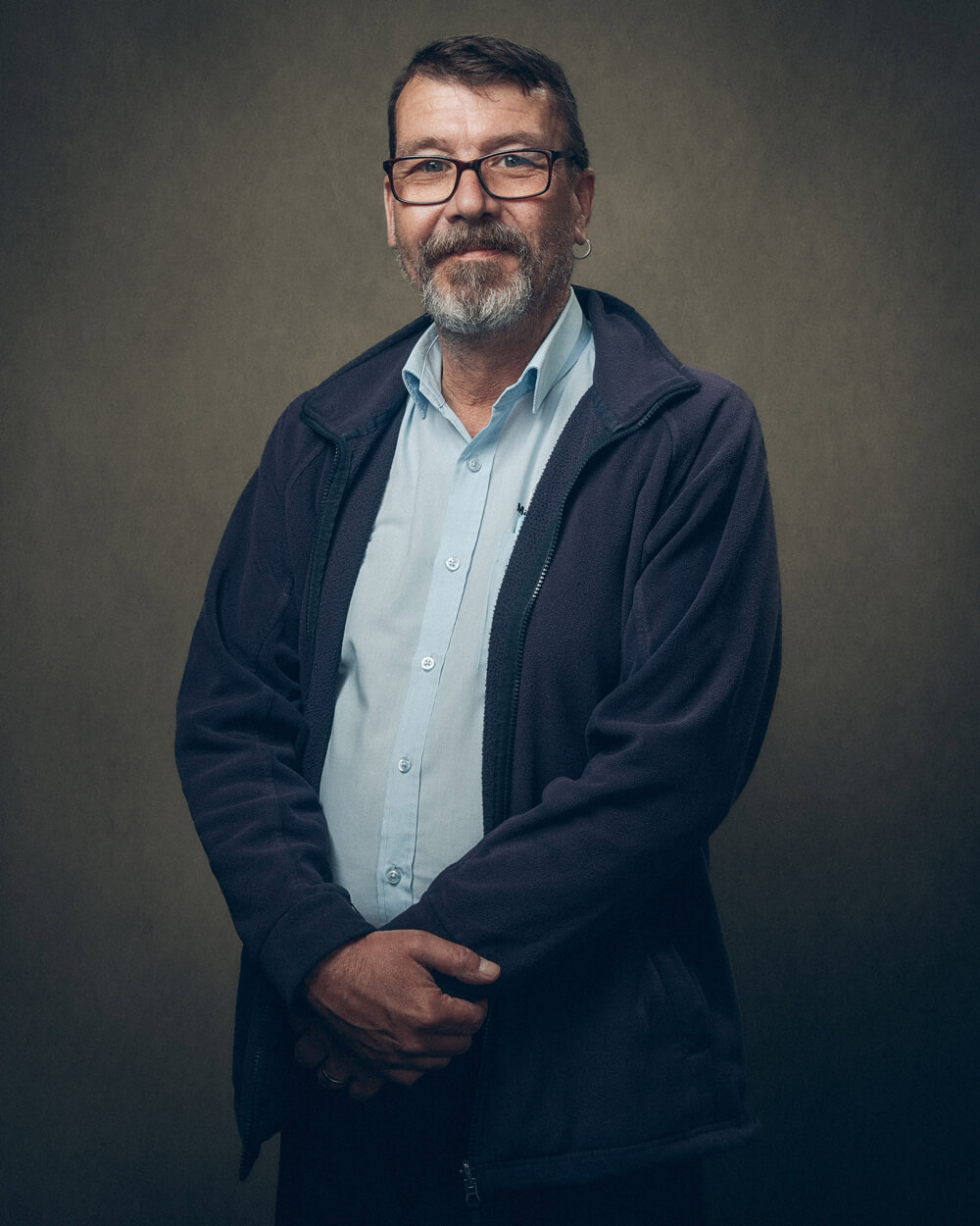 A portrait photograph of Steven Jones